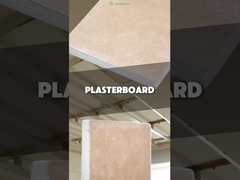 4x8ft Pure Natural Gypsum Sound Insulation Drywall untuk dinding bagian dalam dan langit-langit