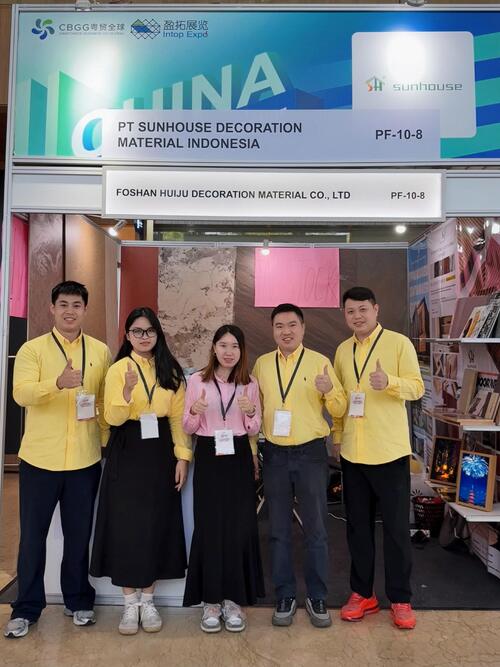 berita perusahaan terbaru tentang SUNHOUSE Memamerkan Solusi Plafon dan Partisi Papan Gpsum di IndoBuildTech Expo 2026