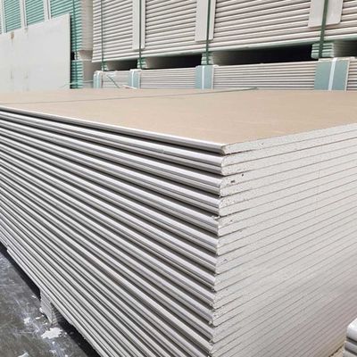 Harga yang pantas Papan Plester Standar 4x8 '15mm, Papan Dinding Gypsum Untuk Plafon Bangunan on line