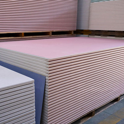 Harga yang pantas 9mm 12mm 15mm High Performance Fireproof Plasterboard Kelas A1 Non-combustible Fire Rated Gypsum Board on line