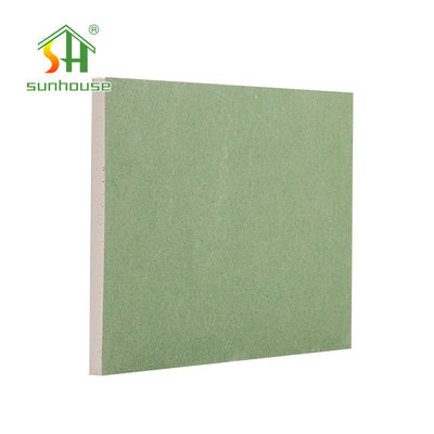 Drywall Tahan Kelembaban Warna Hijau, Eternit Tepi Meruncing 9mm Tahan Air