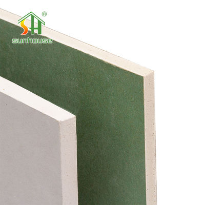 Kualitas tinggi disesuaikan 3/8 inci 1/2 inci drywall plasterboard tahan kelembaban papan gipsum