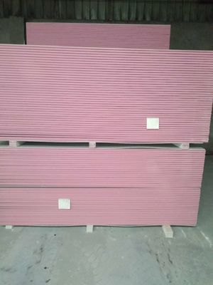 Harga yang pantas Eternit Tahan Api Warna Gading, Papan Gipsum Berwajah Kertas 1220mm X 2440mm on line