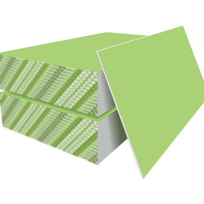 Harga yang pantas Waterproof Gypsum Glass Fiber Eternit Warna Gading Untuk Sistem Dinding Partisi Drywall on line