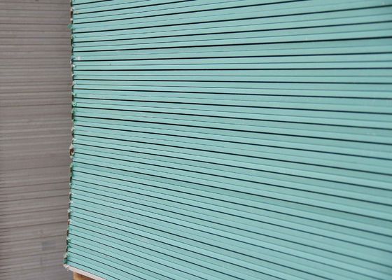 1200mm Lebar Green Gypsum Board Water Resistant Plaster Board Untuk Lembar Drywall Dan Langit-langit