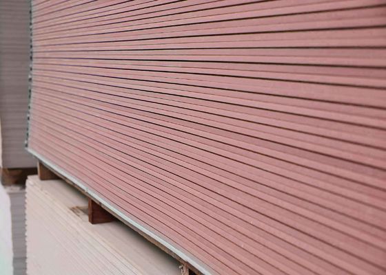 Harga yang pantas Disesuaikan tahan api papan gipsum 1200X2400Mm 5/8 Inci Non-Combustible Core Gipsum Plasterboard on line