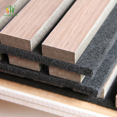 Harga yang pantas Wholesale Durable Materials Acoustic Felt Polyester Akupanel Wooden Wallboard with More than 5 Years Warranty and Customized Color for Indoor on line