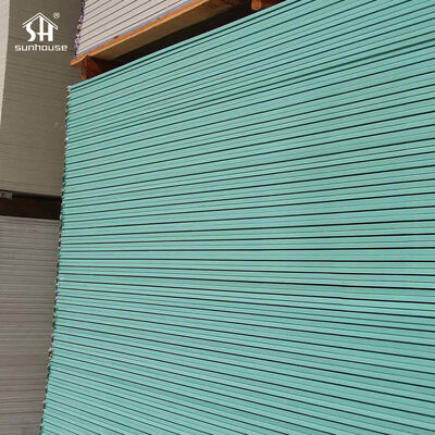 Harga yang pantas Hot Selling Knauf Papan Gips Tahan Kelembaban OEM/ODM Papan Gips Tahan Air untuk Dekorasi Modern Luar Ruang on line