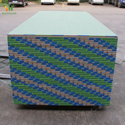 Harga yang pantas Ringan Tahan Air Panel papan gipsum modern 12mm Permukaan kertas Sistem langit-langit dinding partisi tahan api tahan lama on line