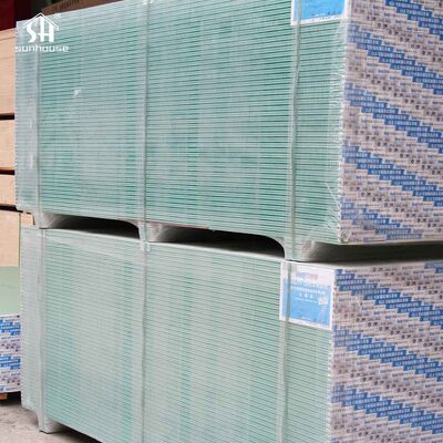 Harga yang pantas Lembar papan gipsum ringan untuk partisi langit-langit dan dinding tahan api tahan kelembaban permukaan halus panel tahan lama on line